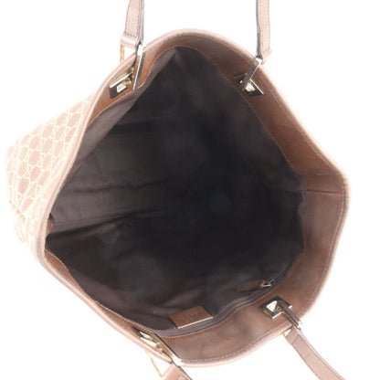 Gucci GG Canvas 002 Leather Tote Shoulder Hand Brown Rbm — view 9
