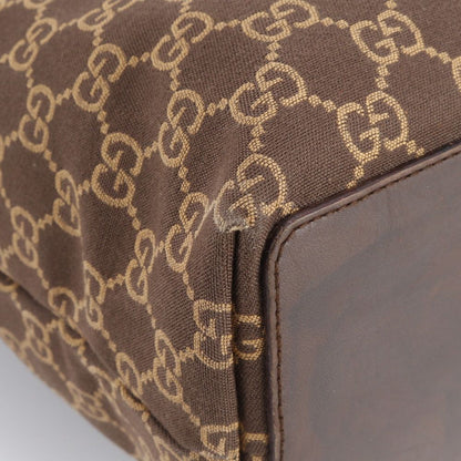 Gucci GG Canvas 002 Leather Tote Shoulder Hand Brown Rbm — view 8