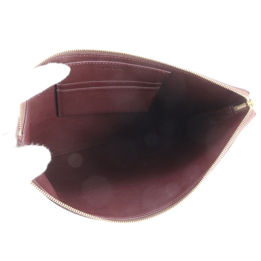 Celine Bicolor Leather Clutch Pouch Business Rbm — view 6