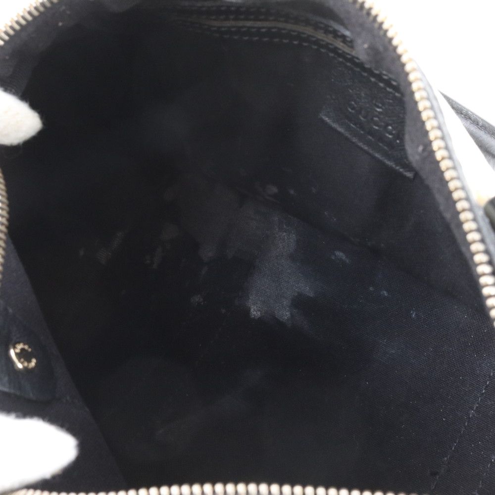 Gucci GG Supreme Mini Boston Leather Handbag Tote — view 8