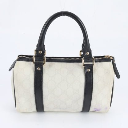 Gucci GG Supreme Mini Boston Leather Handbag Tote — view 3