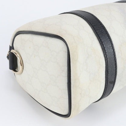 Gucci GG Supreme Mini Boston Leather Handbag Tote — view 6