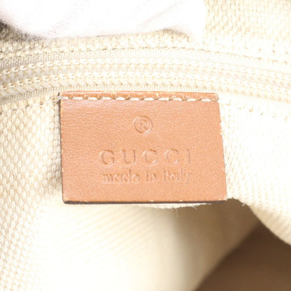 Gucci GG Canvas Leather Shoulder Bag Crossbody Hand Tote Brown Rbm — view 8