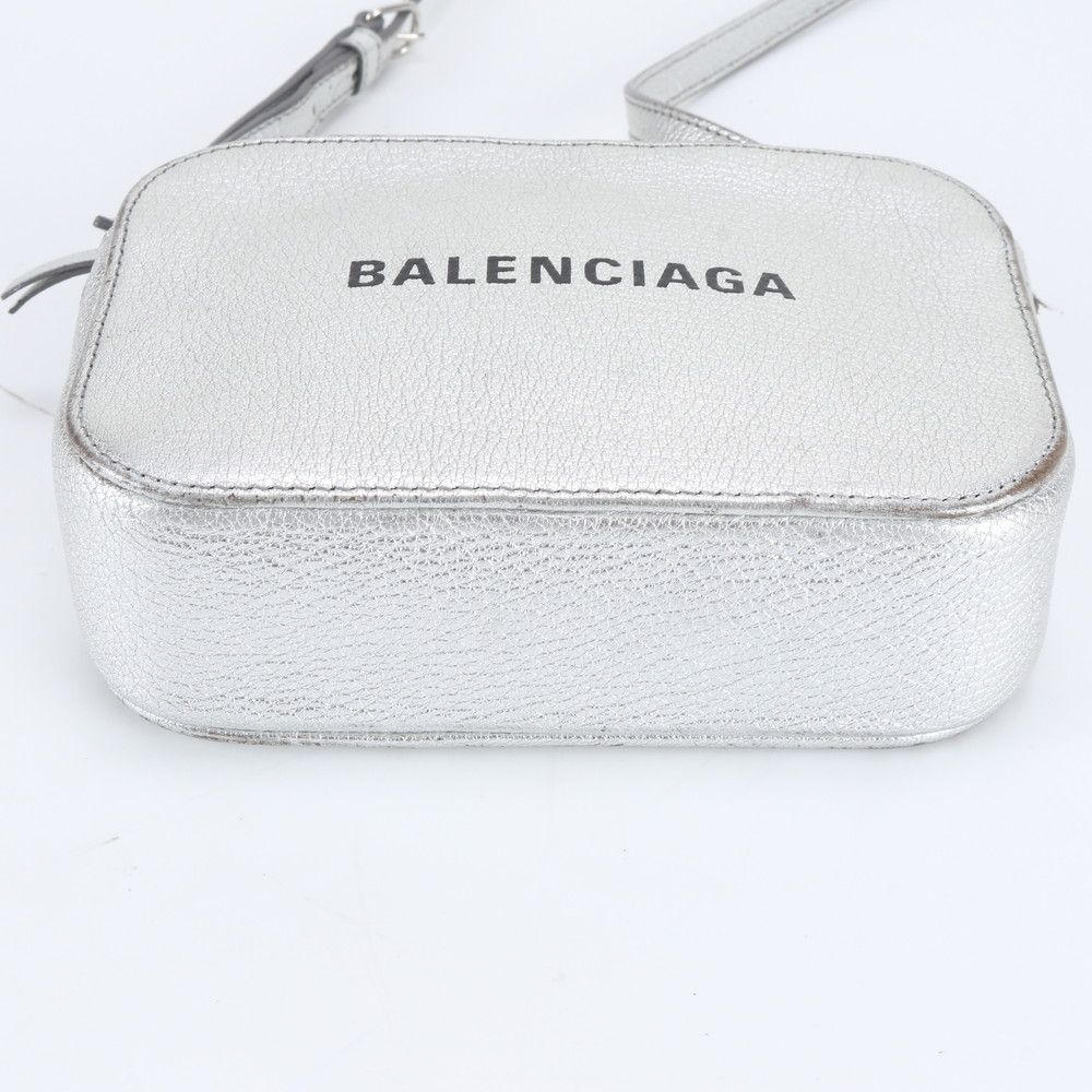 Balenciaga Everyday Camera Bag XS Leather Crossbody Silver Rbm — view 6