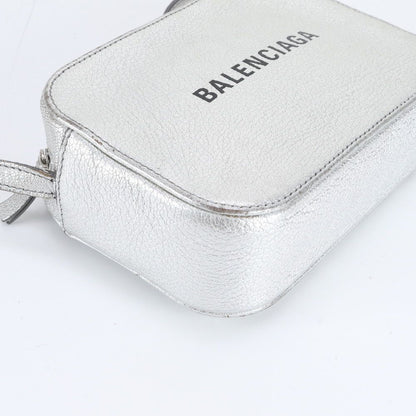 Balenciaga Everyday Camera Bag XS Leather Crossbody Silver Rbm — view 4