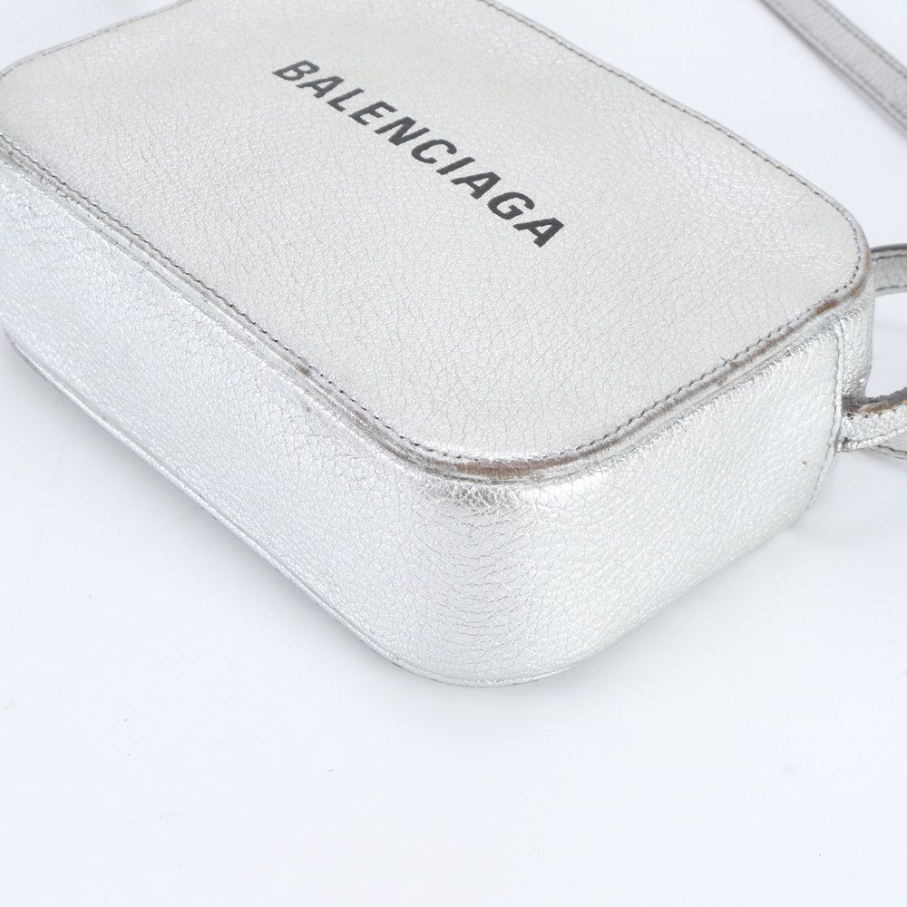 Balenciaga Everyday Camera Bag XS Leather Crossbody Silver Rbm — view 5