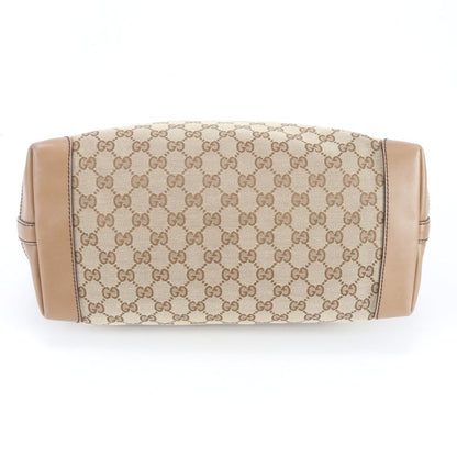 Gucci GG Canvas Leather Tote Shoulder Hand Rbm — view 5