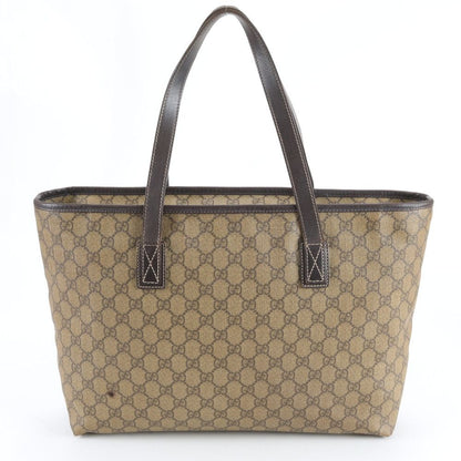 Gucci GG Supreme Leather Tote Shoulder Hand Brown Rbm — view 3