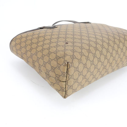 Gucci GG Supreme Leather Tote Shoulder Hand Brown Rbm — view 7