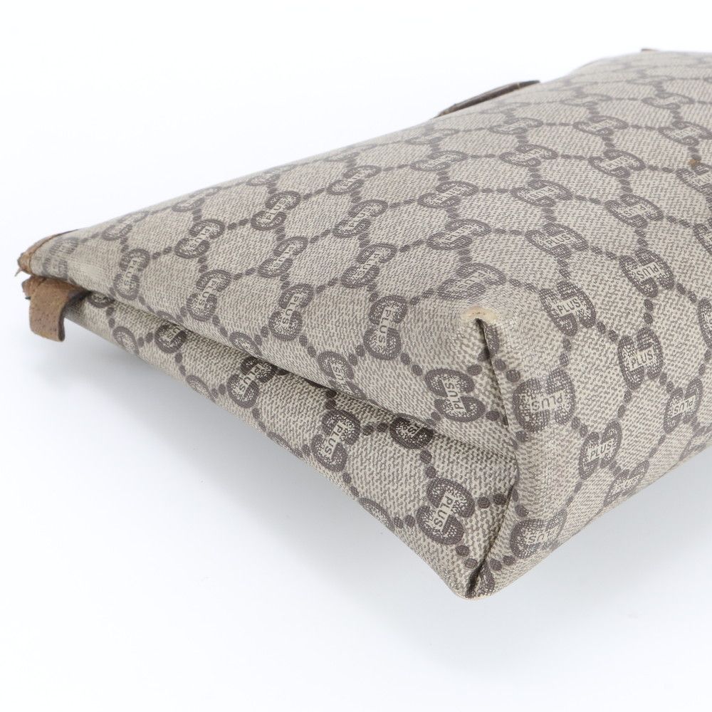 Gucci GG Plus Leather Clutch Pouch Business Rbm — view 5