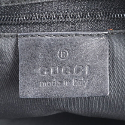 Gucci 001 Leather Nylon Shoulder Bag Hand Black Rbm — view 8