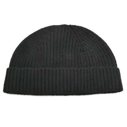 Celine Triomphe Knit Cap Black Hat — view 2
