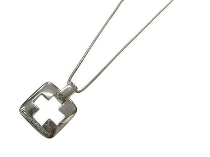 Tiffany & Co Cross Necklace Pendant Silver