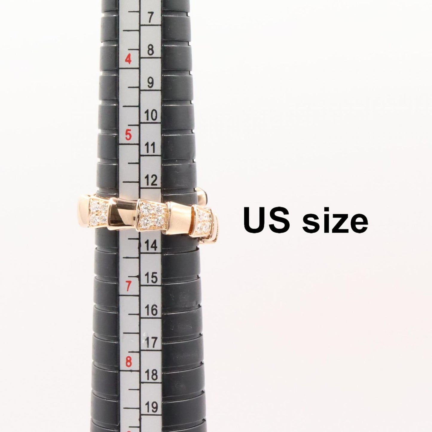 Bvlgari Ring Serpenti Viper-s Onyx Diamond 18k Pink Gold — view 6