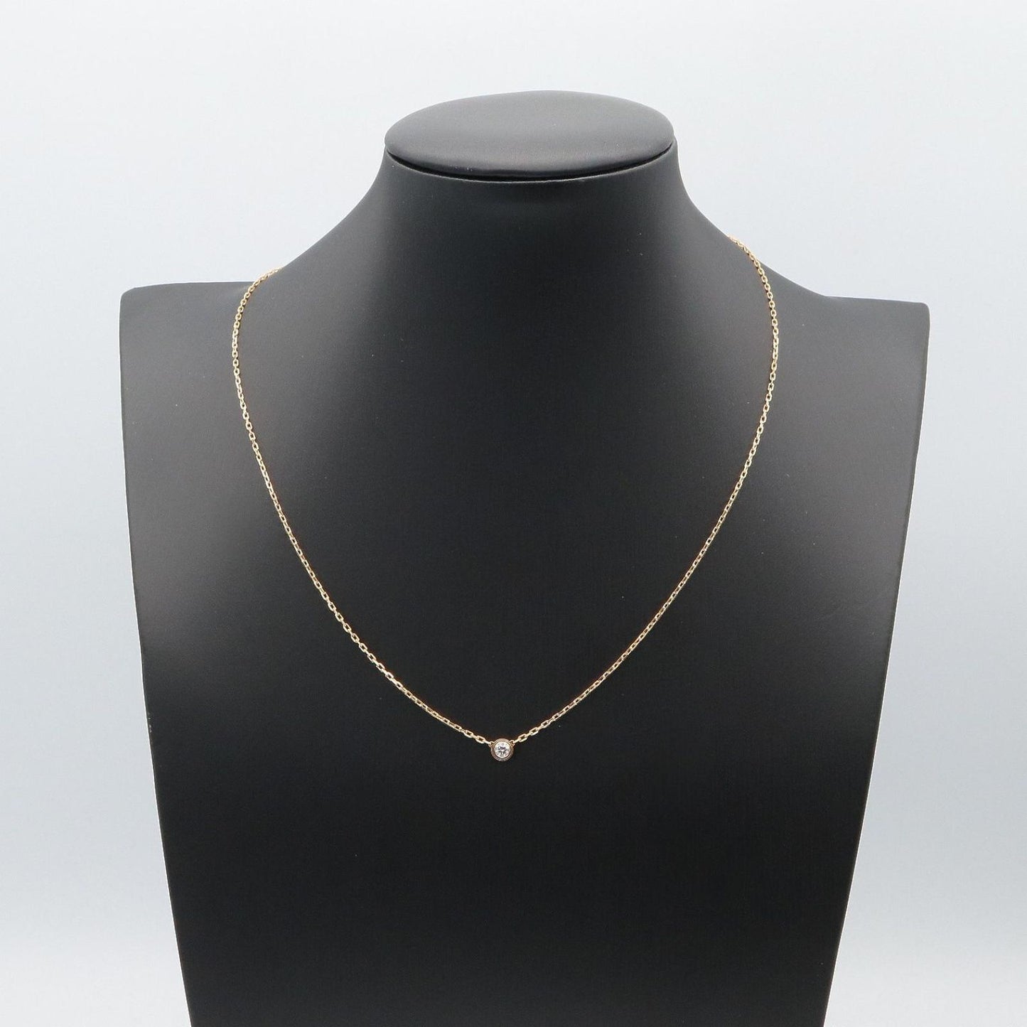 Cartier Necklace Damier Diamond 38 41 cm 18k Pink Gold — view 4