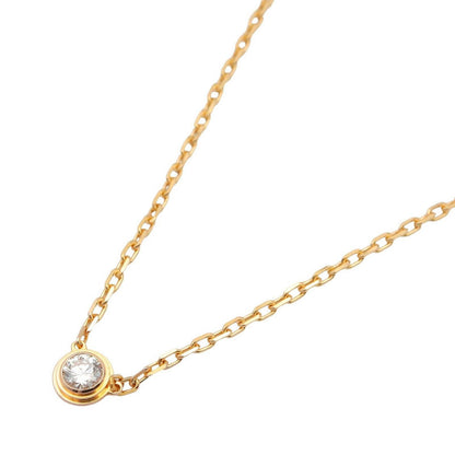 Cartier Necklace Damier Diamond 38 41 cm 18k Pink Gold
