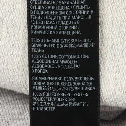 Balenciaga Sweatshirt Logo Embroidery Gray Cotton — view 5