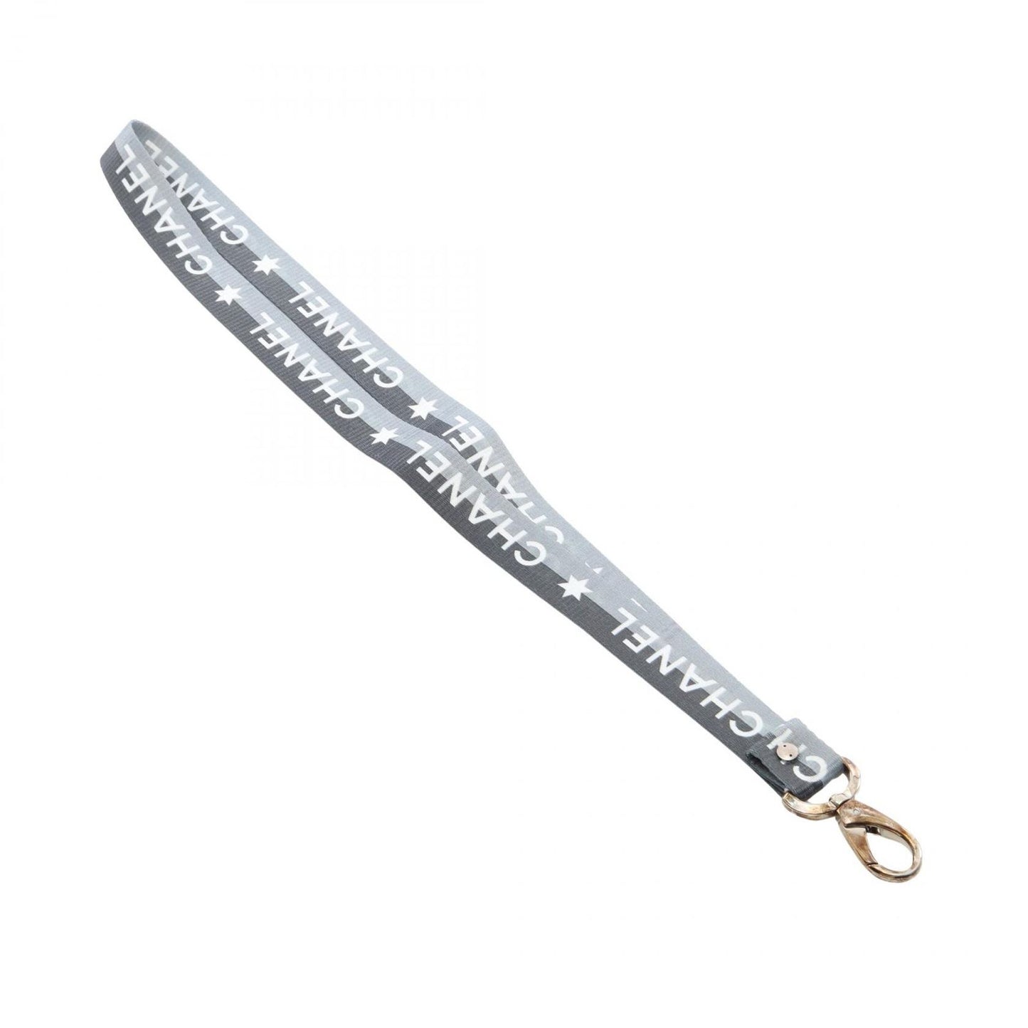 Chanel Sports Line CC Logo Necklace Strap Gray — view 2