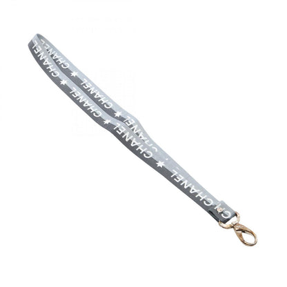 Chanel Sports Line CC Logo Necklace Strap Gray — view 2