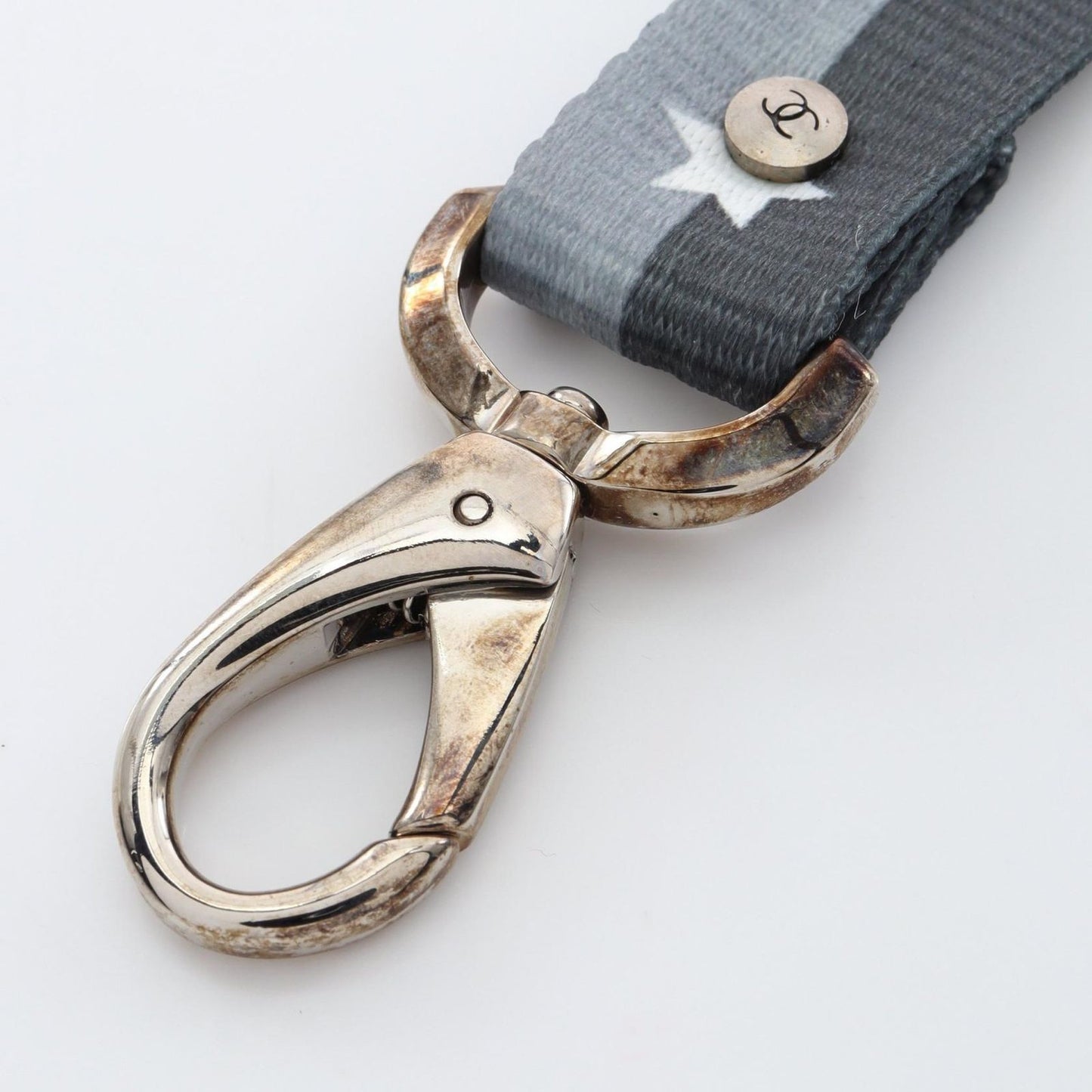 Chanel Sports Line CC Logo Necklace Strap Gray — view 4