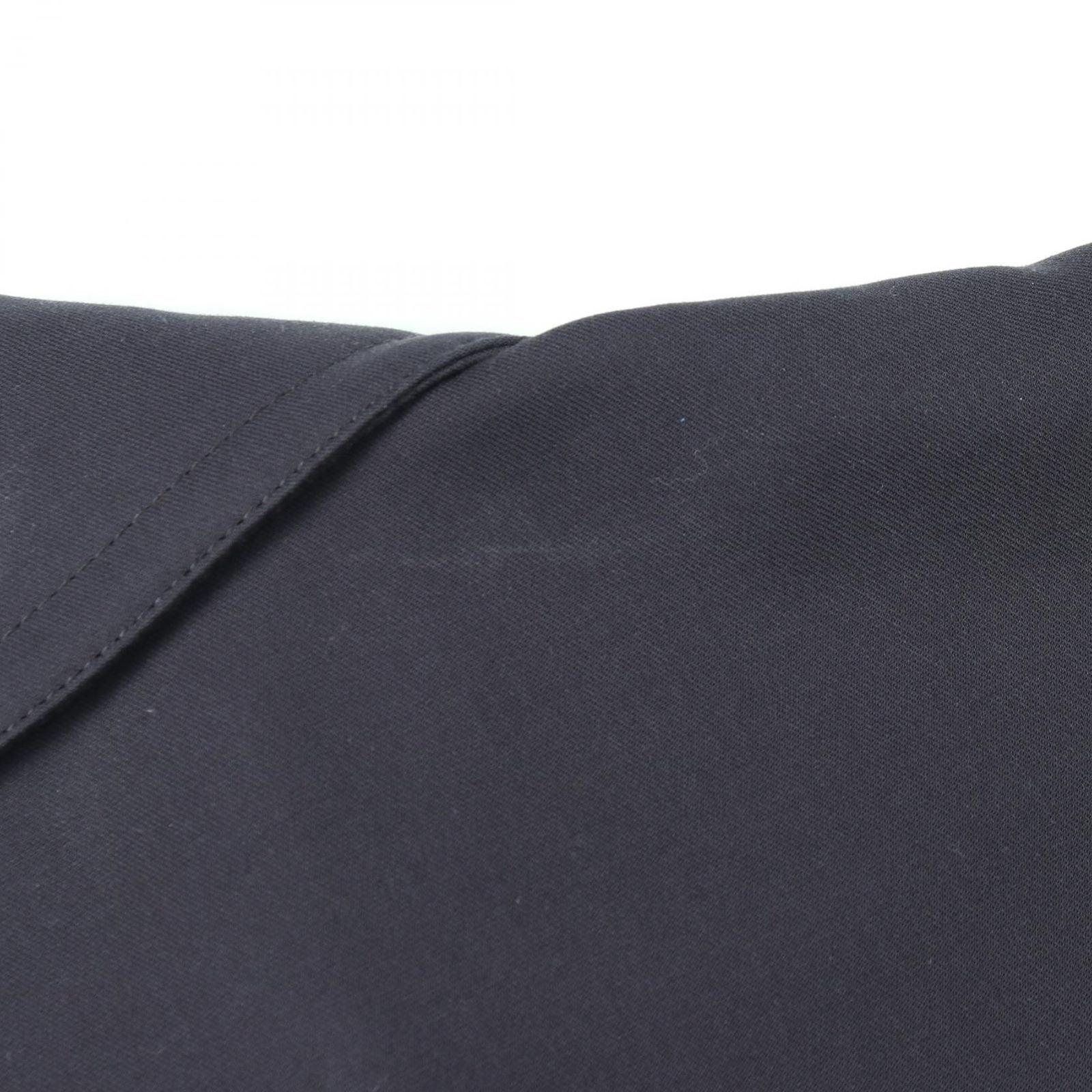 Hermes Series Button Jacket Navy Silk — view 7
