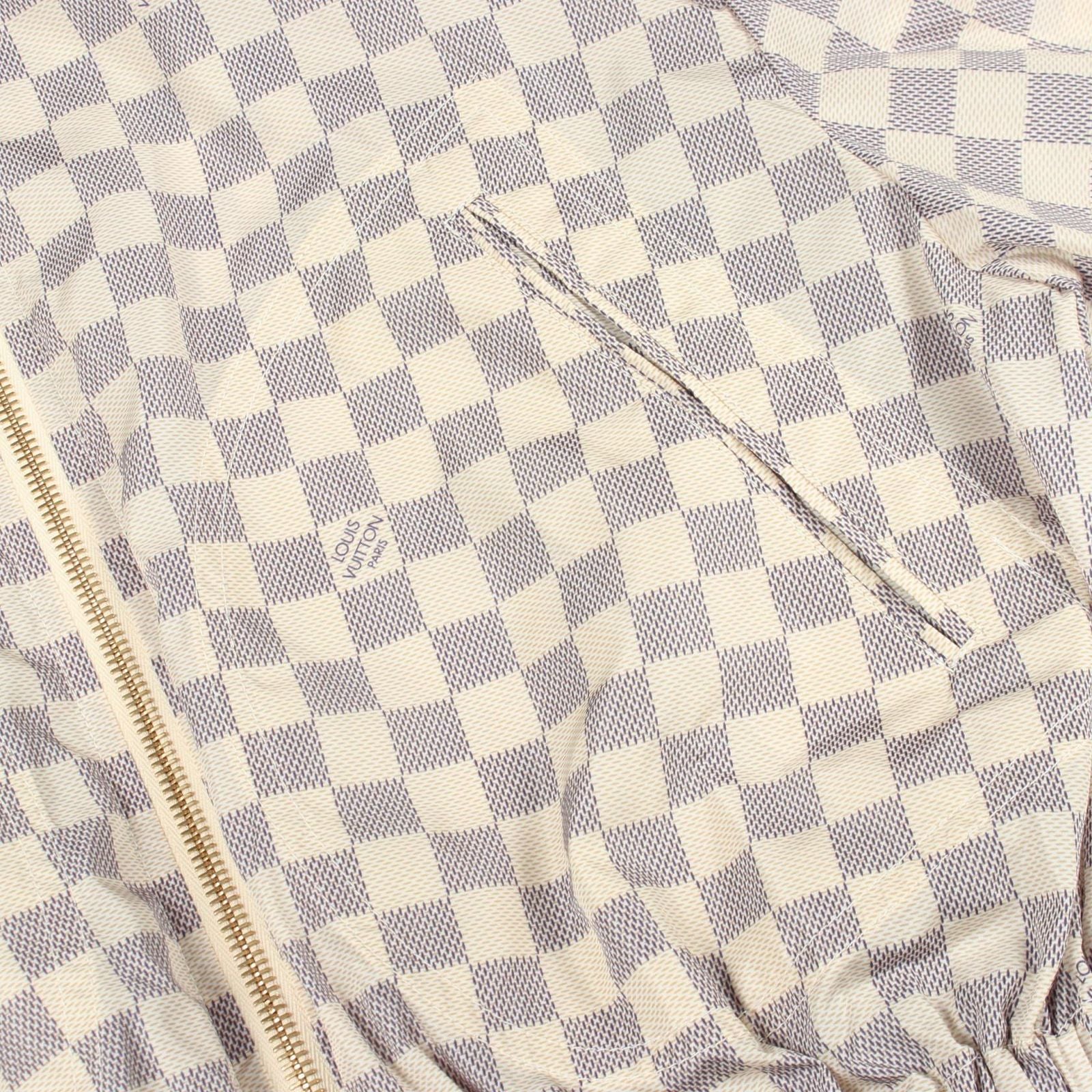 Louis Vuitton Damier Azur Hooded 538 Nylon Jacket — view 7