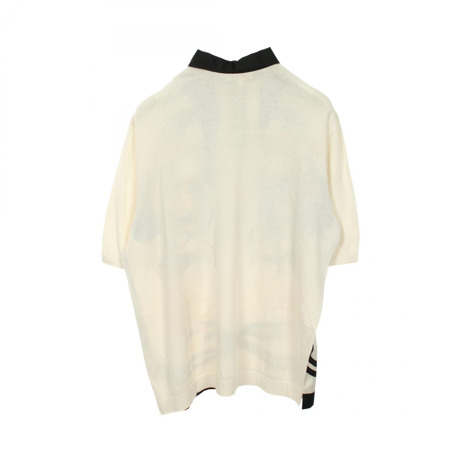 Hermes Polo Shirt Brides de Gala Contrast Silk Cotton Twill Lane — view 2