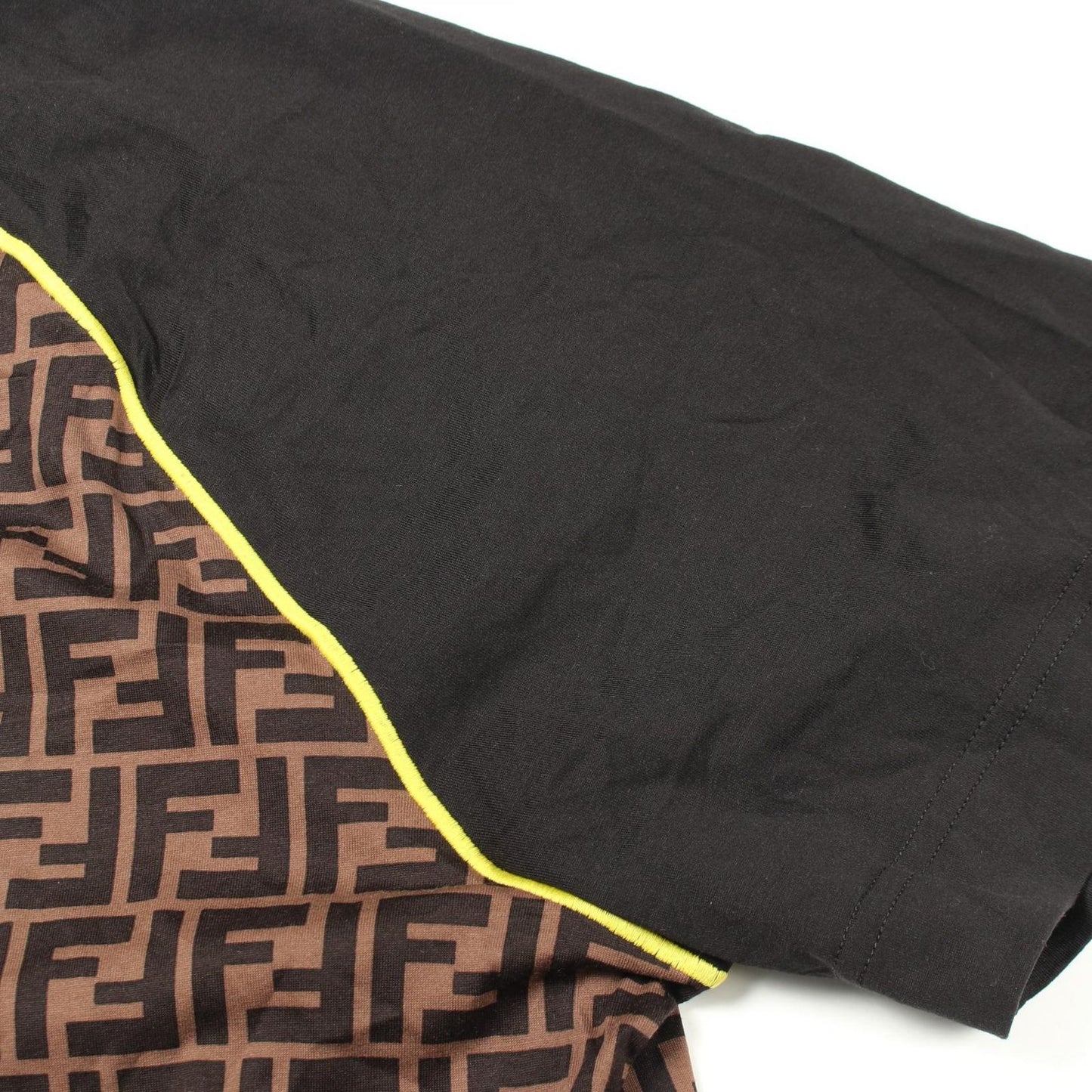 Fendi Short Sleeve T-Shirt Zucca Crew Neck Cotton — view 5
