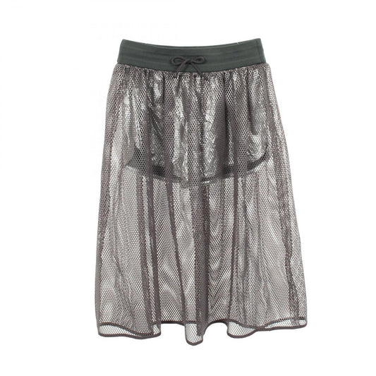 Dior Skirt Mesh Gray