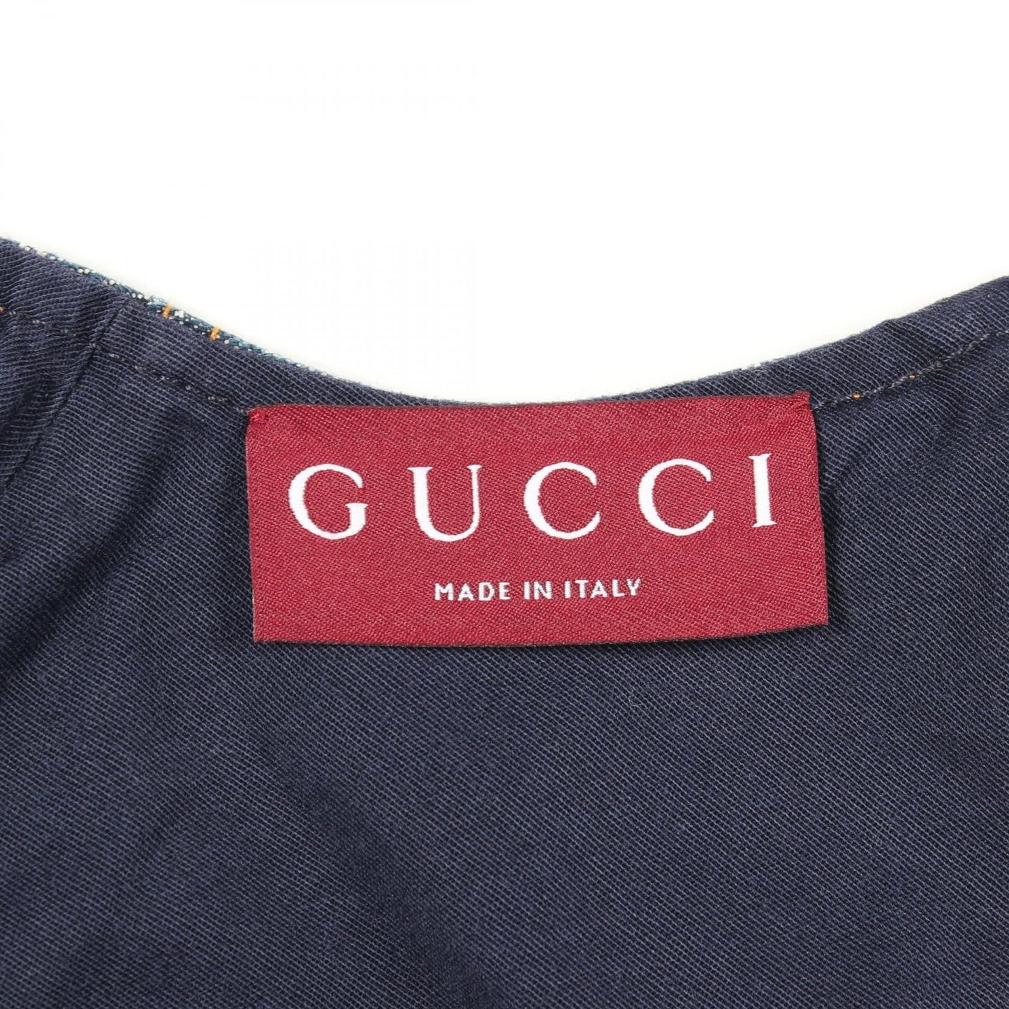Gucci Dress GG Pattern Denim Cotton — view 3