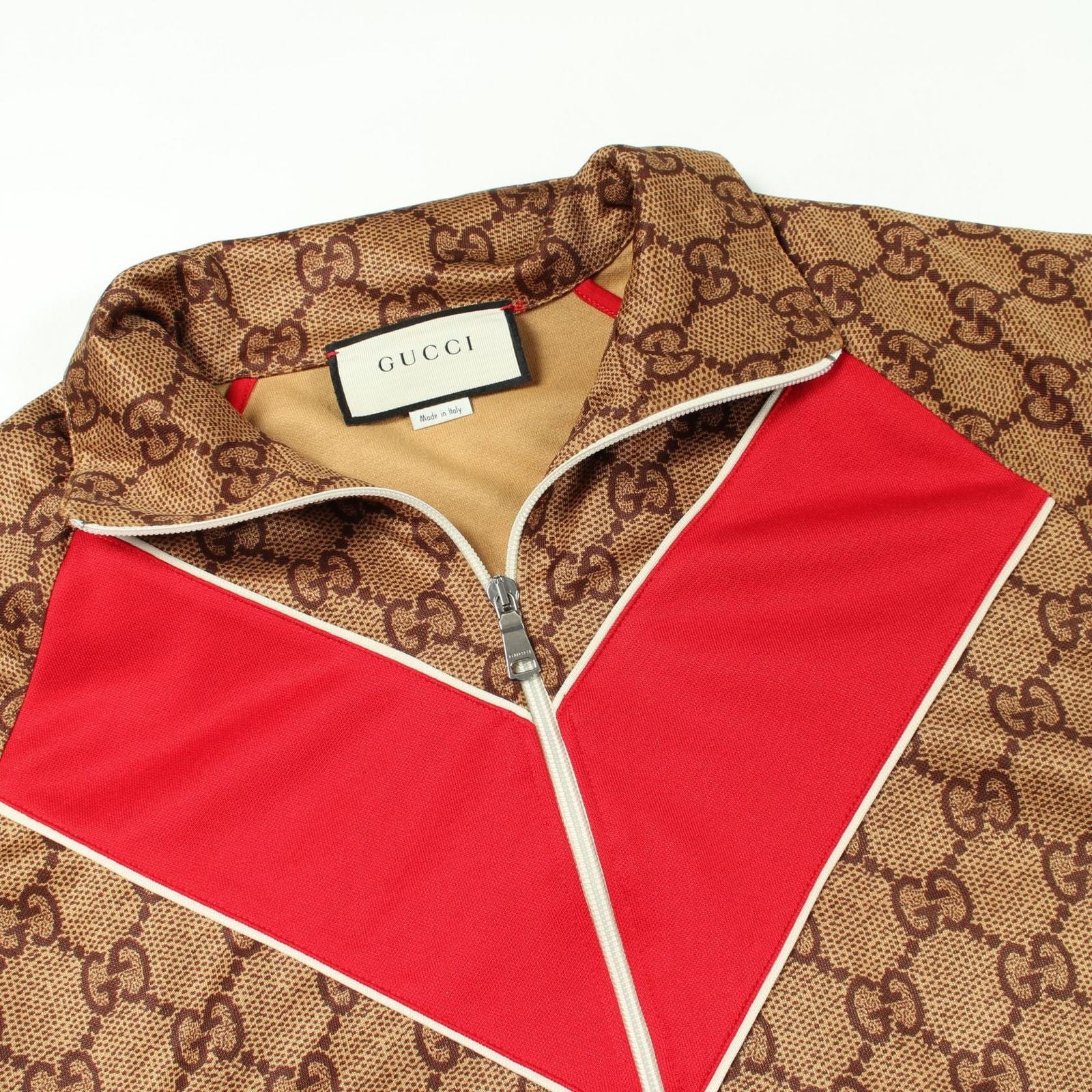 Gucci GG Print Technical Jacket Beige — view 7