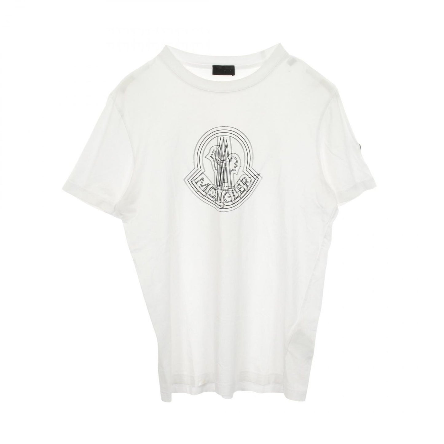 Moncler Short Sleeve T-Shirt Logo Crew Neck Cotton