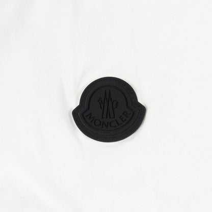 Moncler Short Sleeve T-Shirt Logo Crew Neck Cotton — view 6