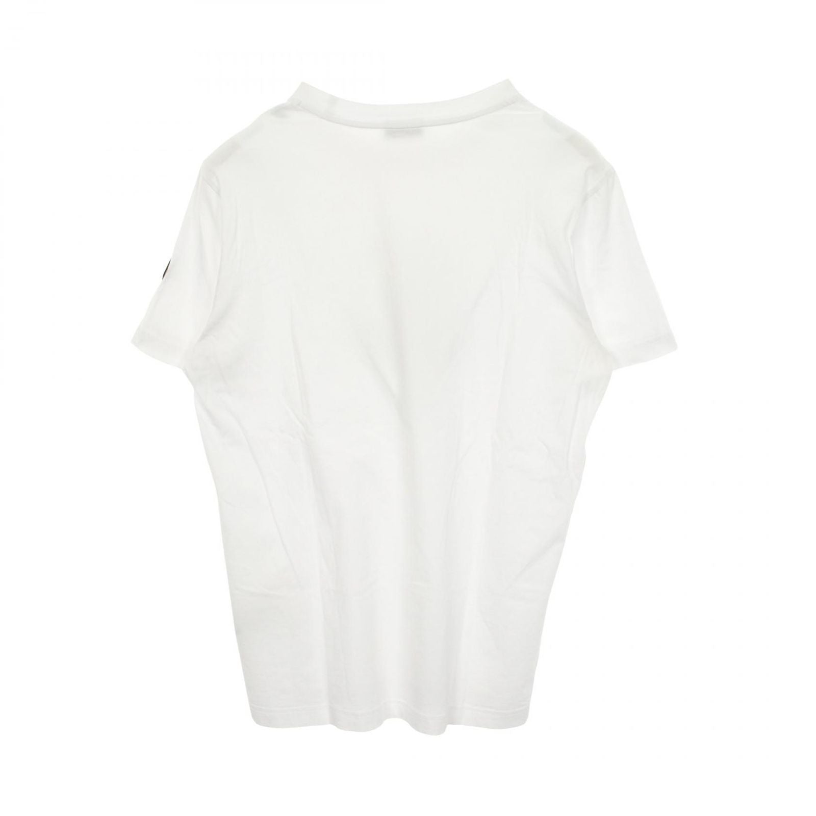 Moncler Short Sleeve T-Shirt Logo Crew Neck Cotton — view 2