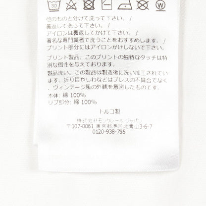 Moncler Short Sleeve T-Shirt Logo Crew Neck Cotton — view 5