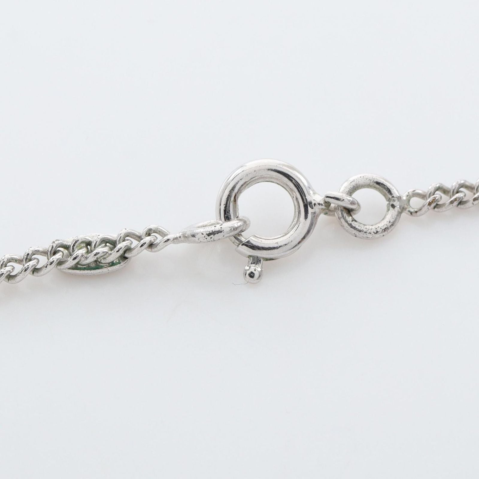 Chanel Necklace CC Logo Stainless Steel — view 3