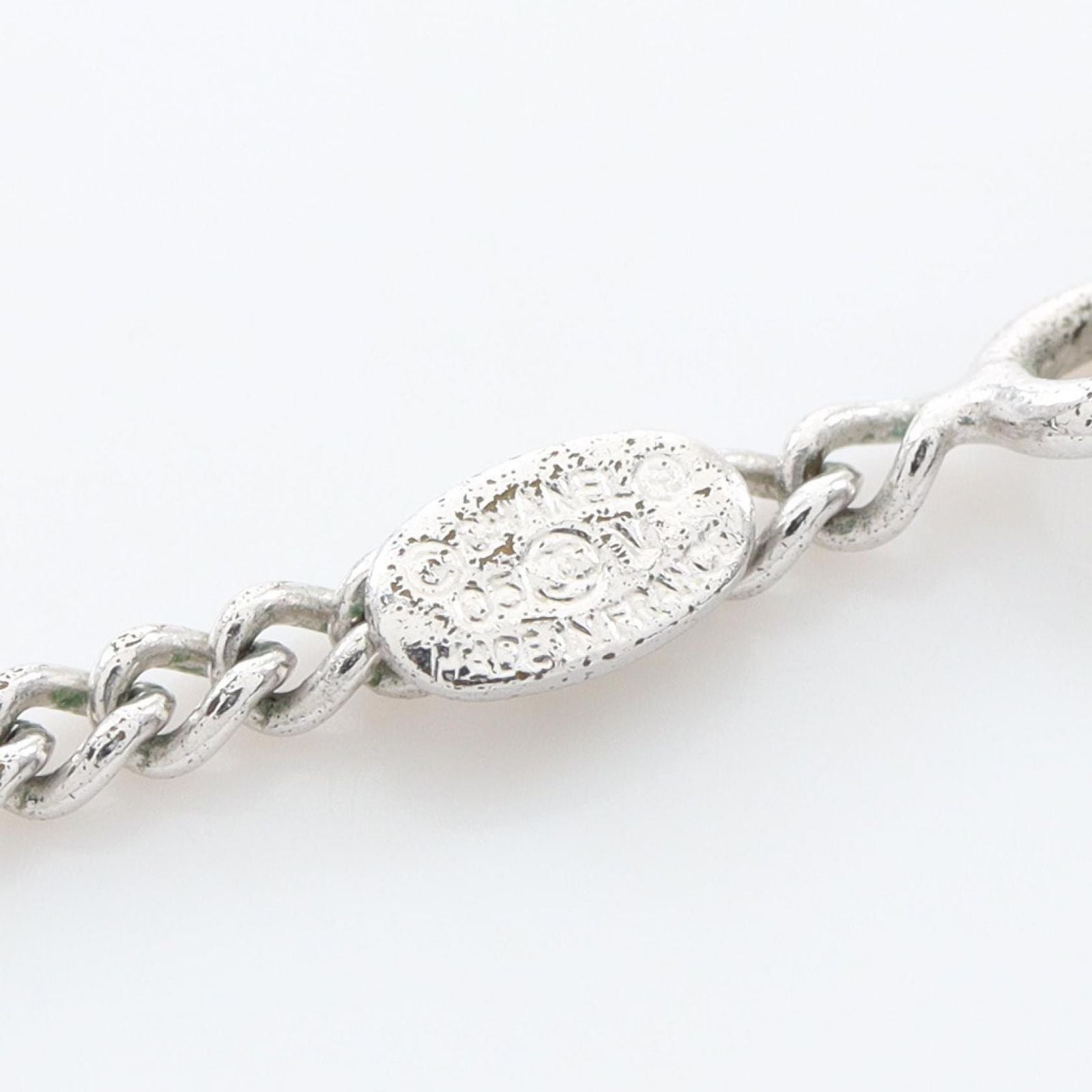 Chanel Necklace CC Logo Stainless Steel — view 4