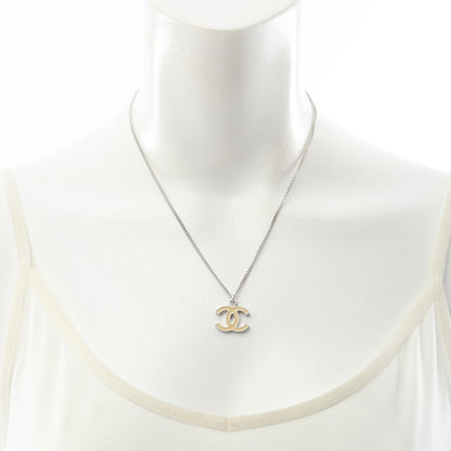 Chanel Necklace CC Logo Stainless Steel — view 5
