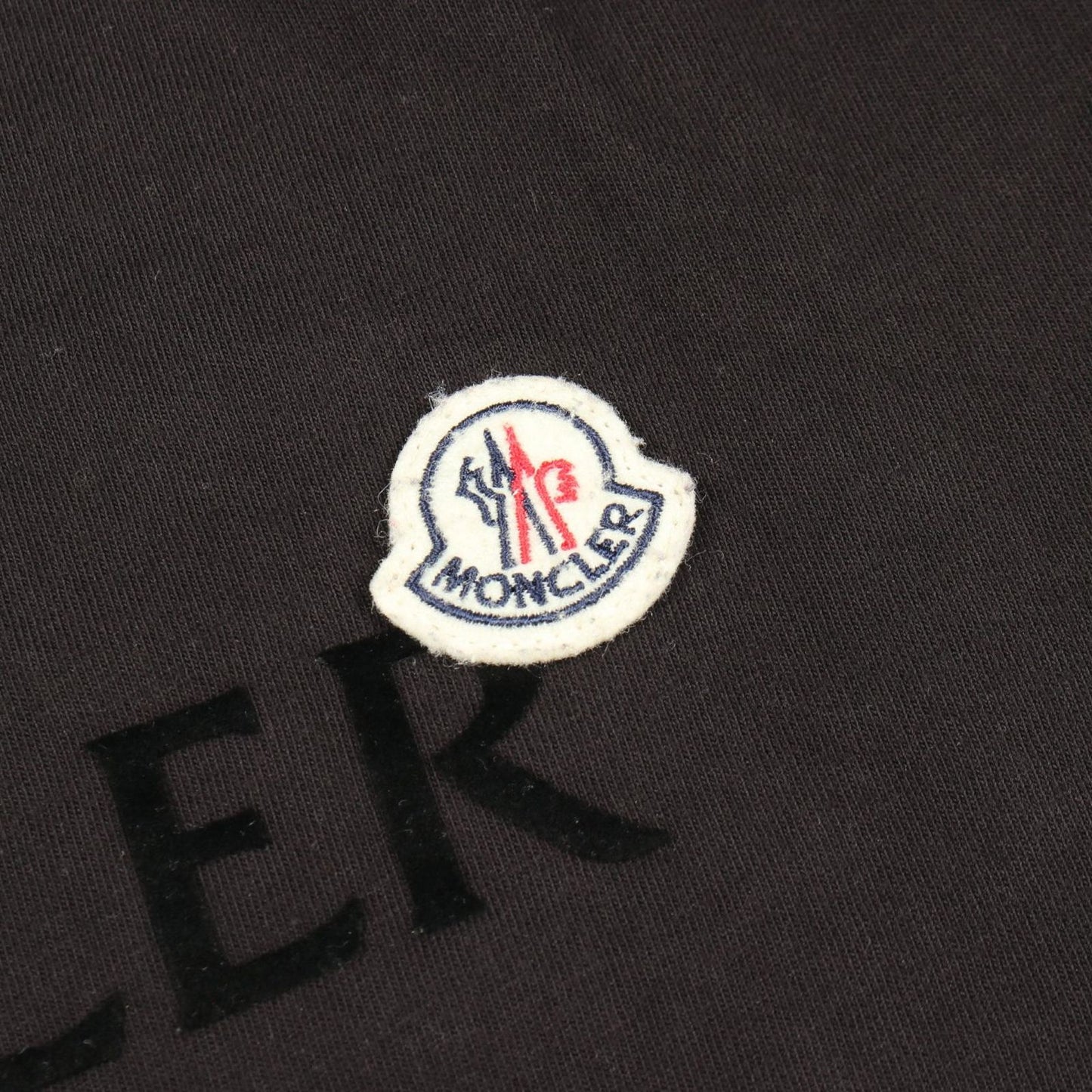 Moncler Short Sleeve T-Shirt Logo Crew Neck Cotton — view 7