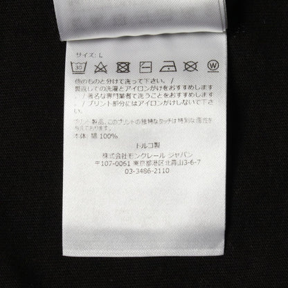 Moncler Short Sleeve T-Shirt Logo Crew Neck Cotton — view 4