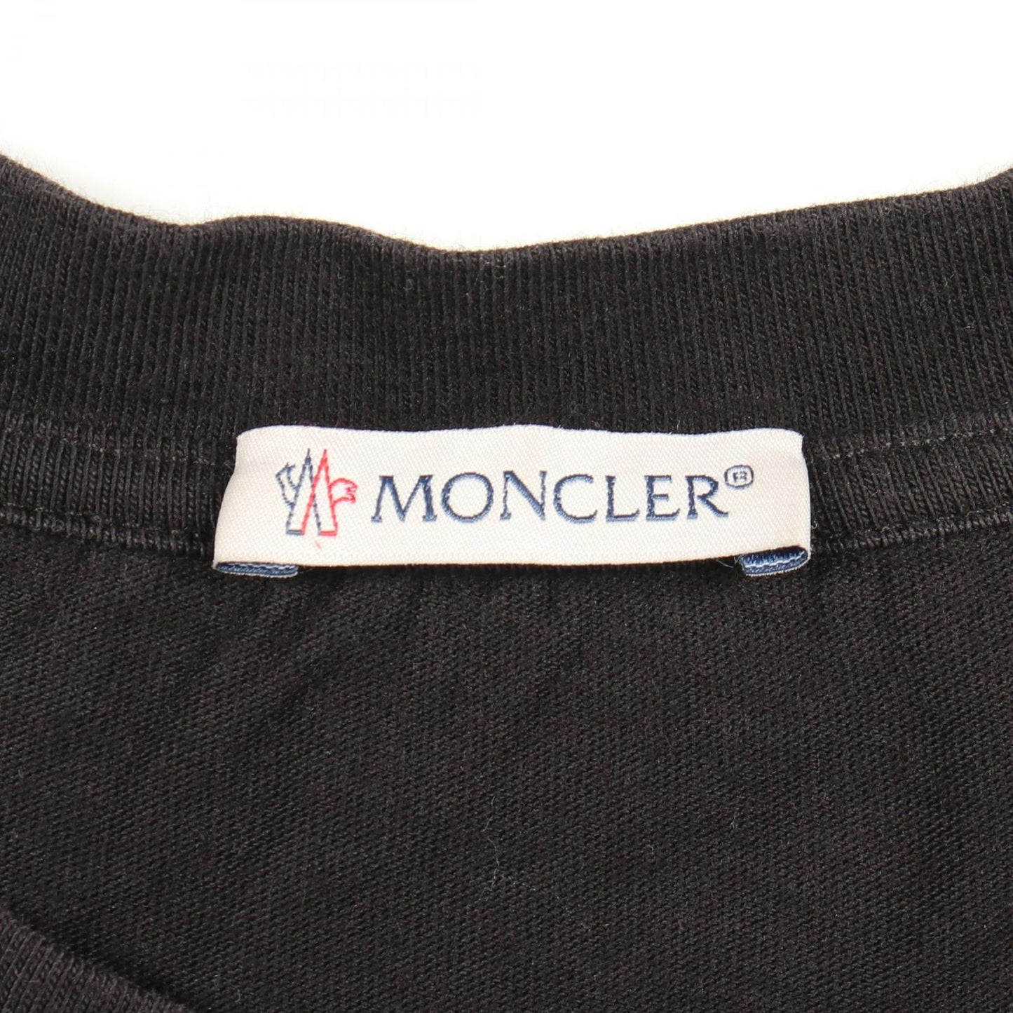 Moncler Short Sleeve T-Shirt Logo Crew Neck Cotton — view 3