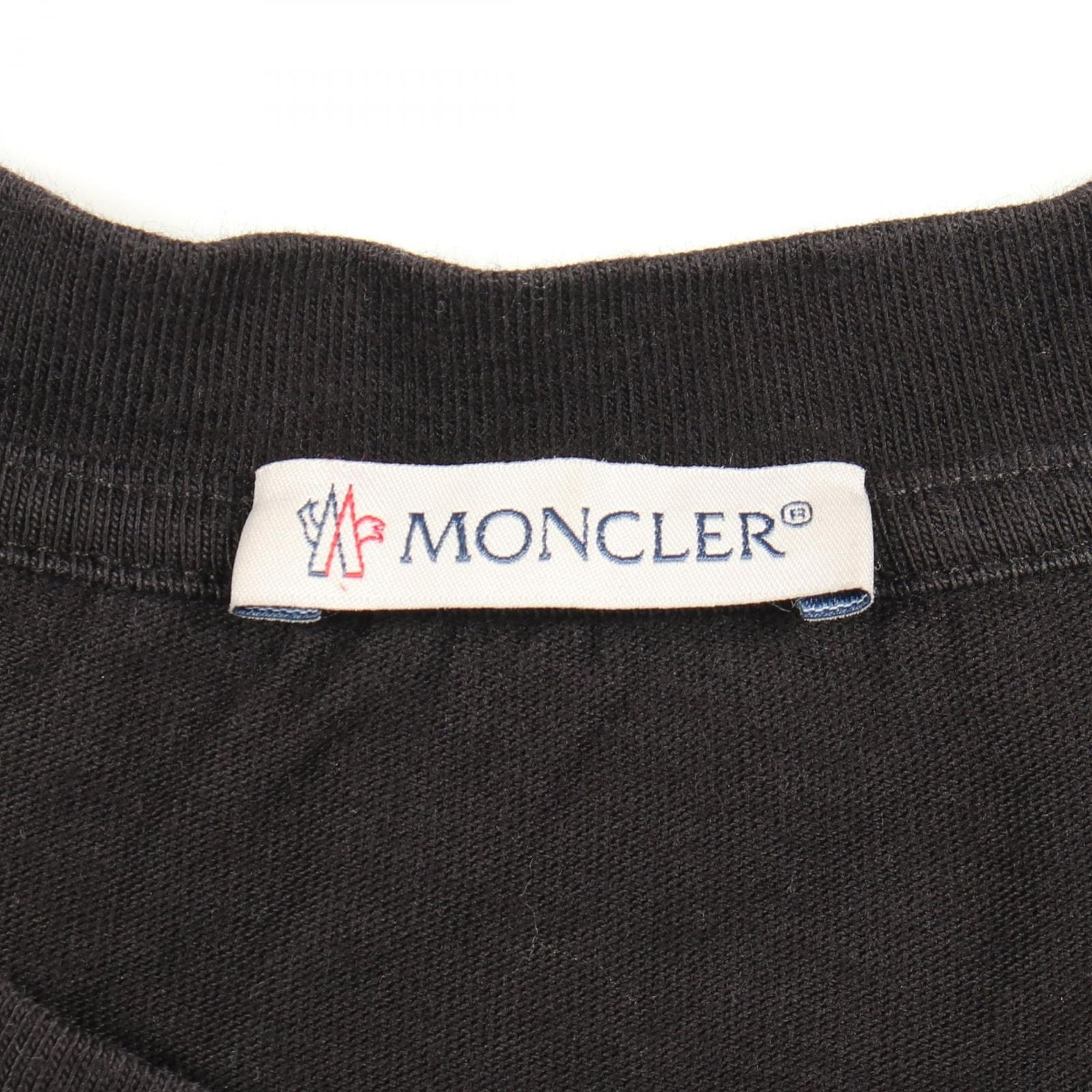 Moncler Short Sleeve T-Shirt Logo Crew Neck Cotton — view 3