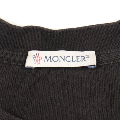 Moncler Short Sleeve T-Shirt Logo Crew Neck Cotton — view 3