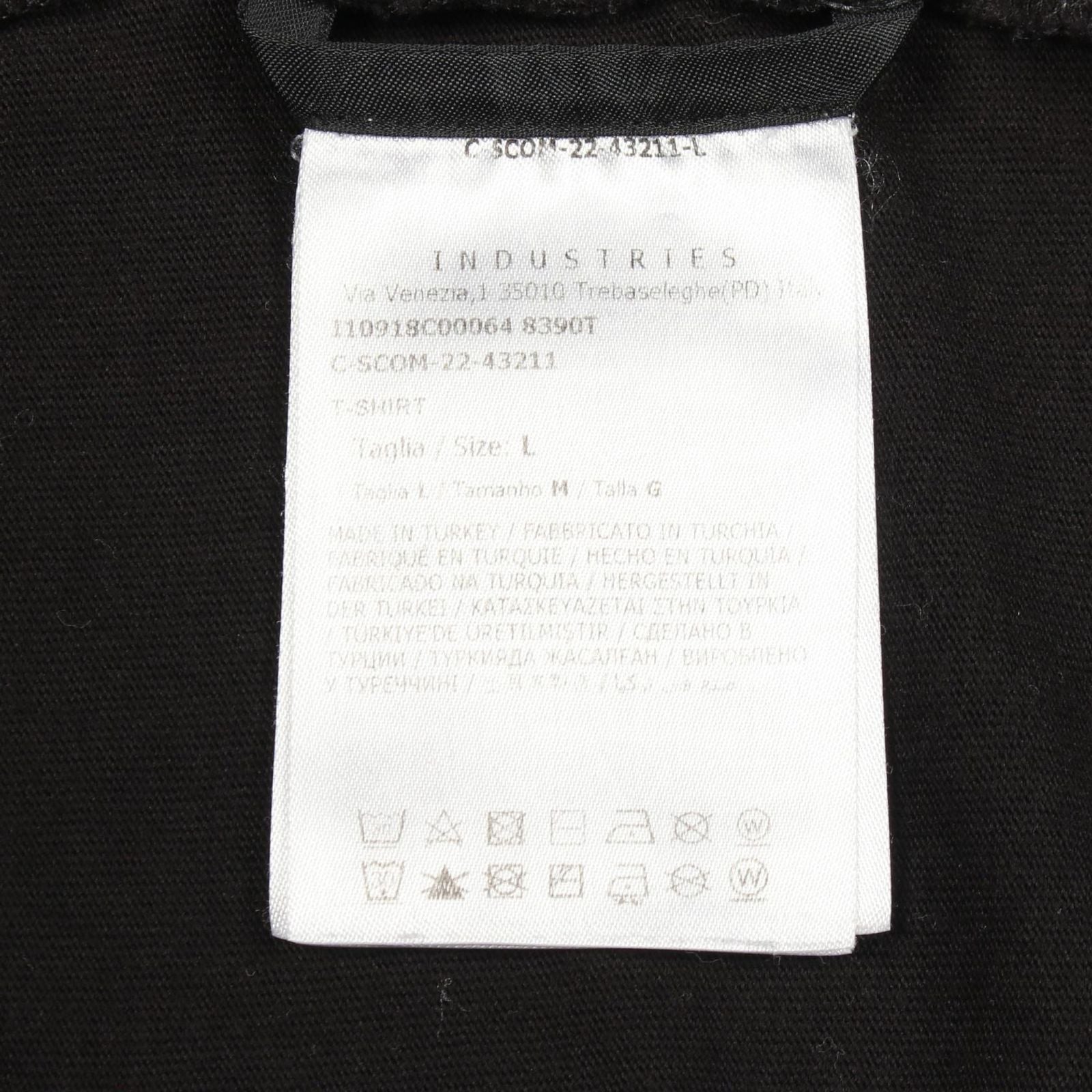 Moncler Short Sleeve T-Shirt Logo Crew Neck Cotton — view 5