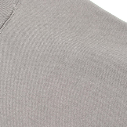 Balenciaga Hoodie Logo Embroidery Gray Cotton Jacket — view 8