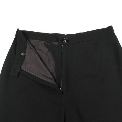 Chanel Pants CC Logo Button Tapered Wool — view 5