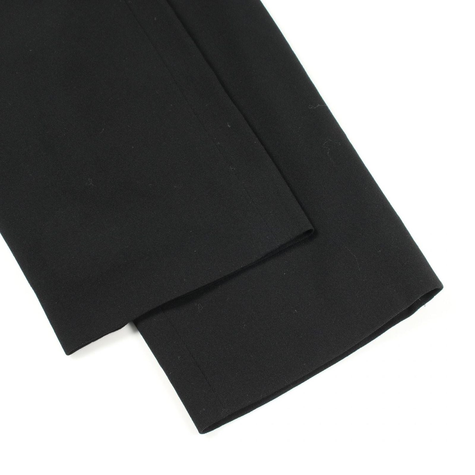 Chanel Pants CC Logo Button Tapered Wool — view 6