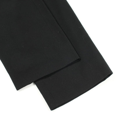 Chanel Pants CC Logo Button Tapered Wool — view 6