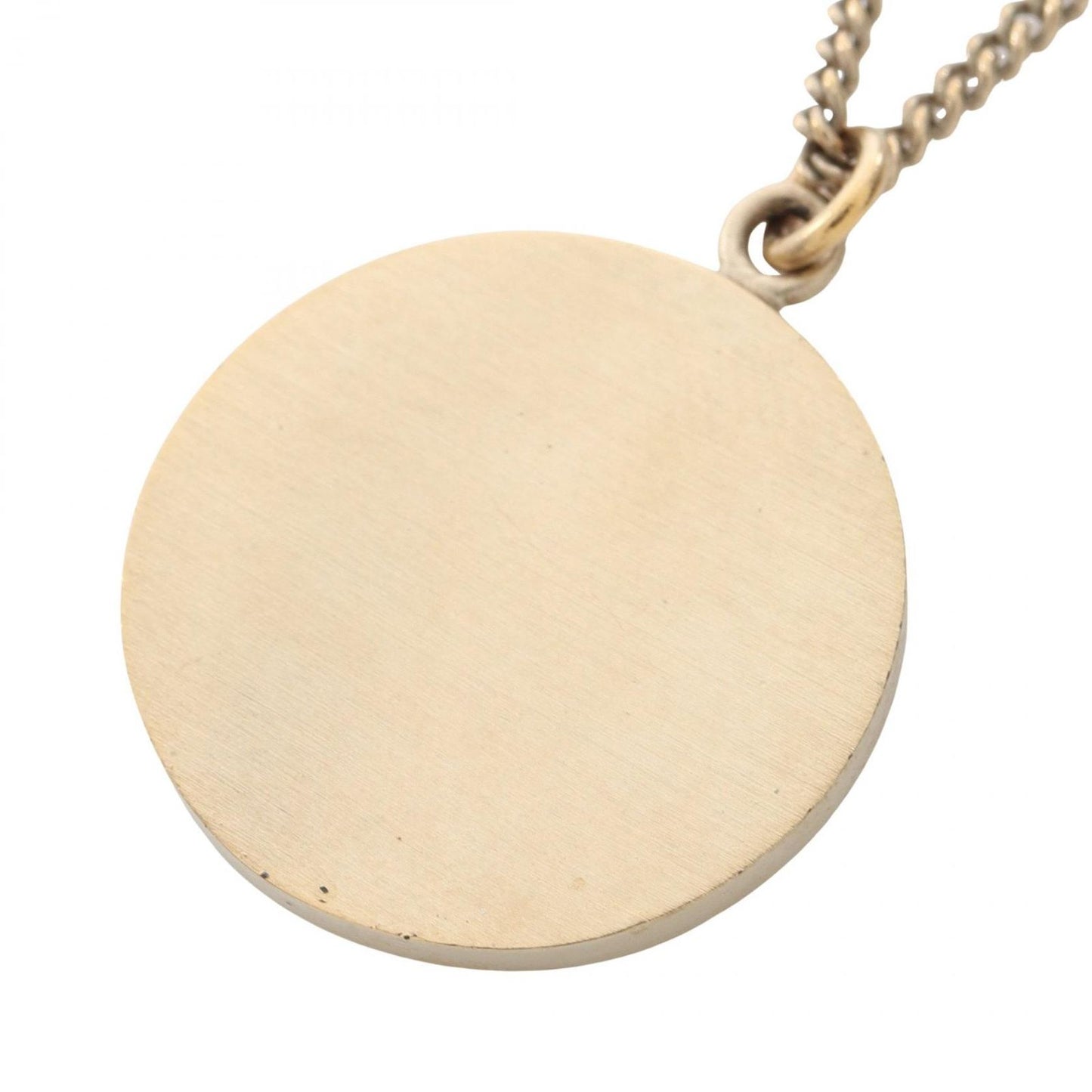Chanel Necklace Camellia CC Logo Circle Pink — view 2