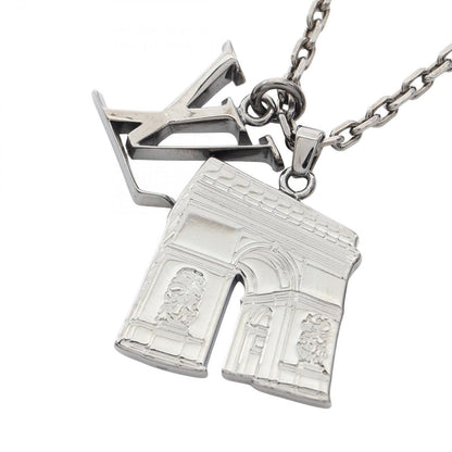 Louis Vuitton Necklace Collier Arc LV Initial City Stainless Steel